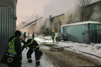 пожар в Киеве