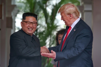 Ким Чен Ын и Дональд Трамп