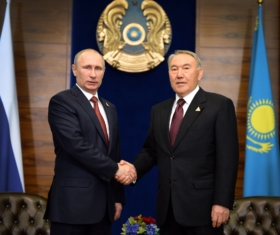 Назарбаев и Путин