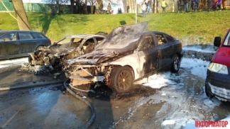 сгорели BMW