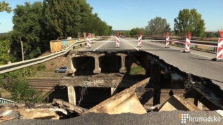 Харків обвал мосту
