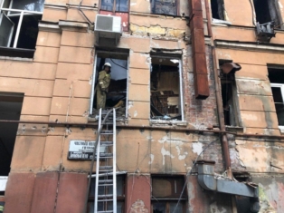 пожар в Одессе