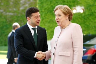 Зеленський і Меркель