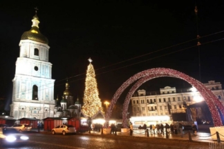 У центрі Києва на Різдво обмежать рух транспорту