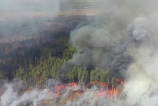пожежа в Чорнобилі