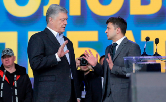 Зеленский и Порошенко