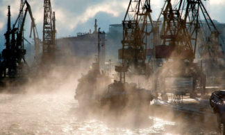 В Одессе после наступления морозов "закипело" море