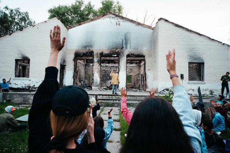 Стендап Василия Байдака в Лукашовке